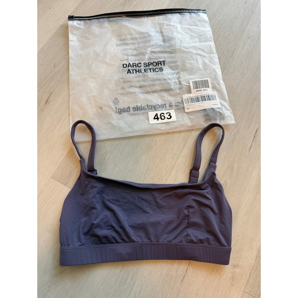Darc Sport Forever Mark Remi Silky Bralette Iris Purple XS
